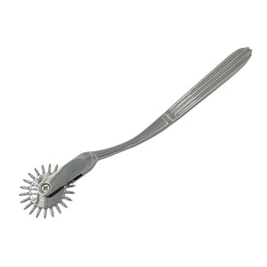 A wartenberg pinwheel for BDSM in silver