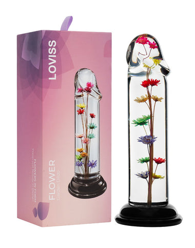 Helichrysum Garden Flower Dildo | Transparant 18 cm