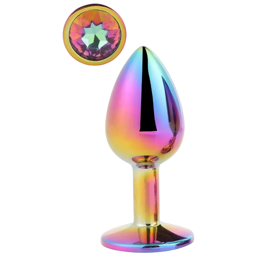 Aluminium Butt Plug Multicolour - Small