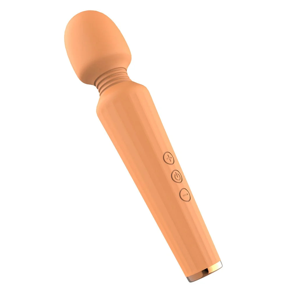 Glam wand vibrator