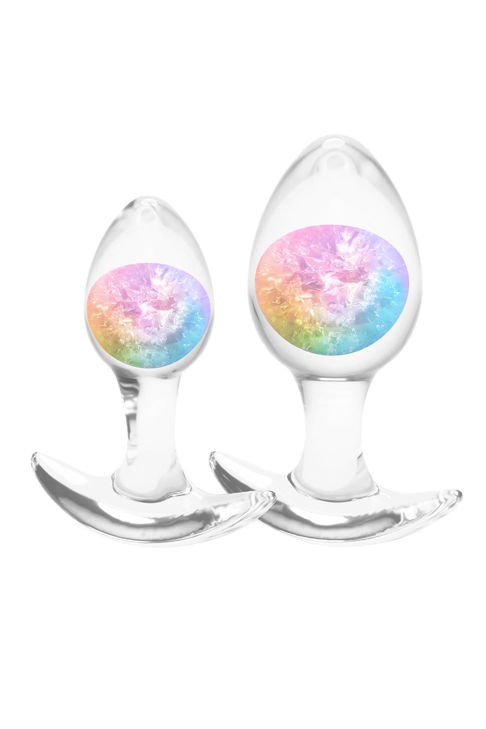 NS Novelties Glams - Regenboog Buttplug (set)