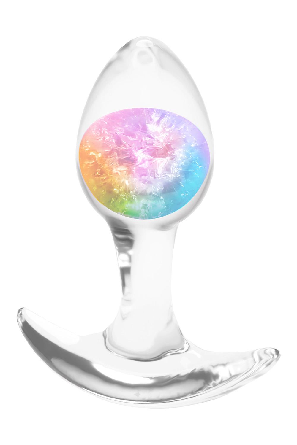 NS Novelties Glams - Regenboog Buttplug (medium)