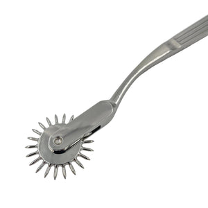 A wartenberg pinwheel for BDSM in silver