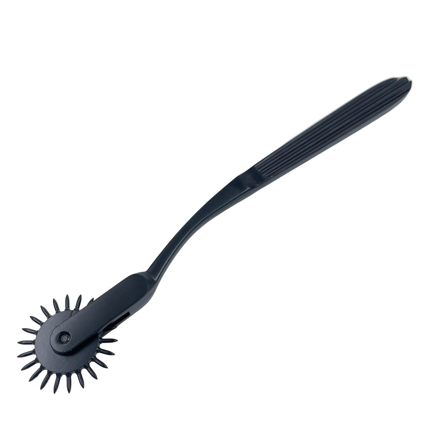 A wartenberg pinwheel for BDSM in black