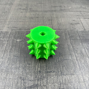 Een los rollertje voor een BDSM pinwheel in het groen