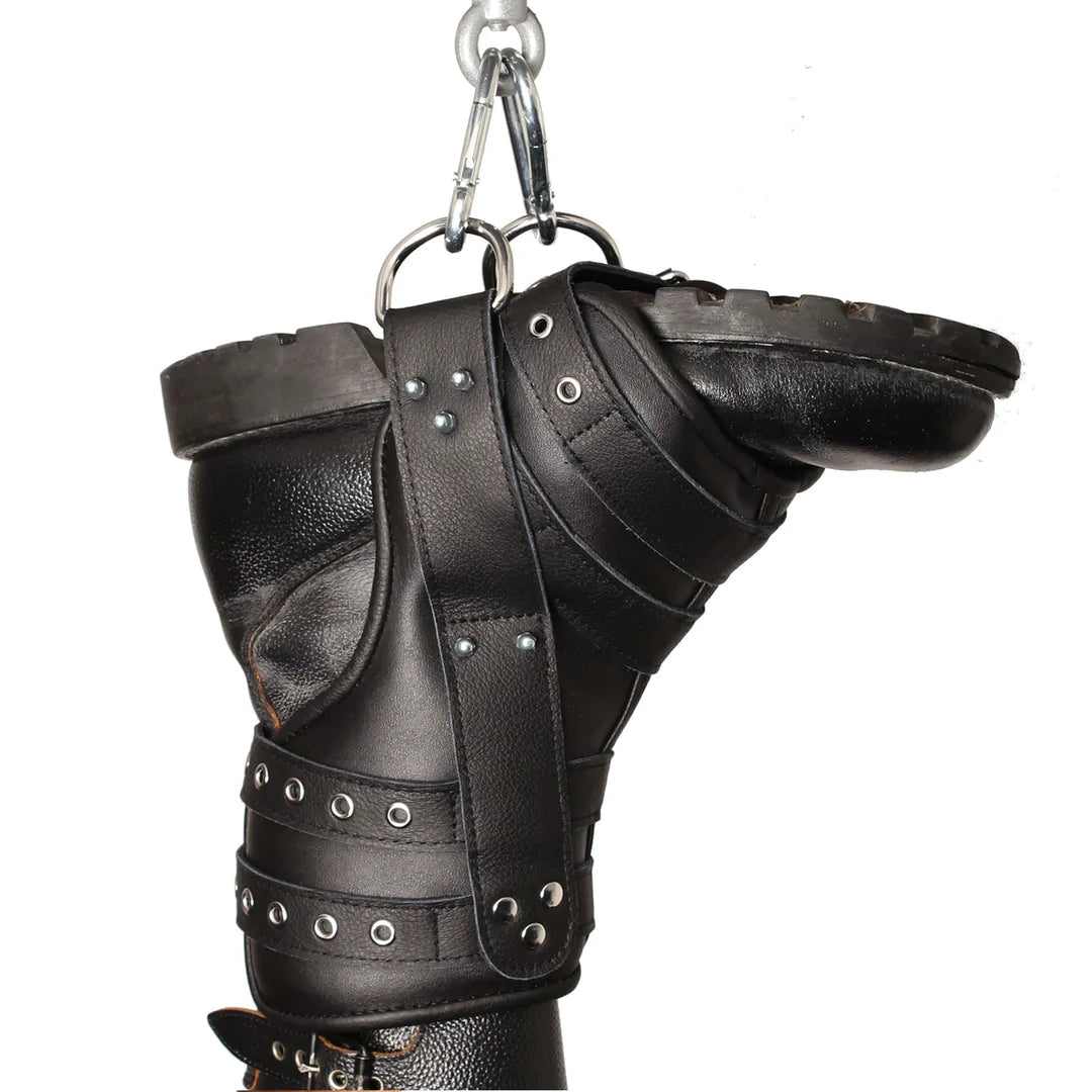 Lederen voet-suspensie set